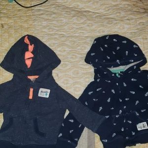 2 Carter's 9m jackets